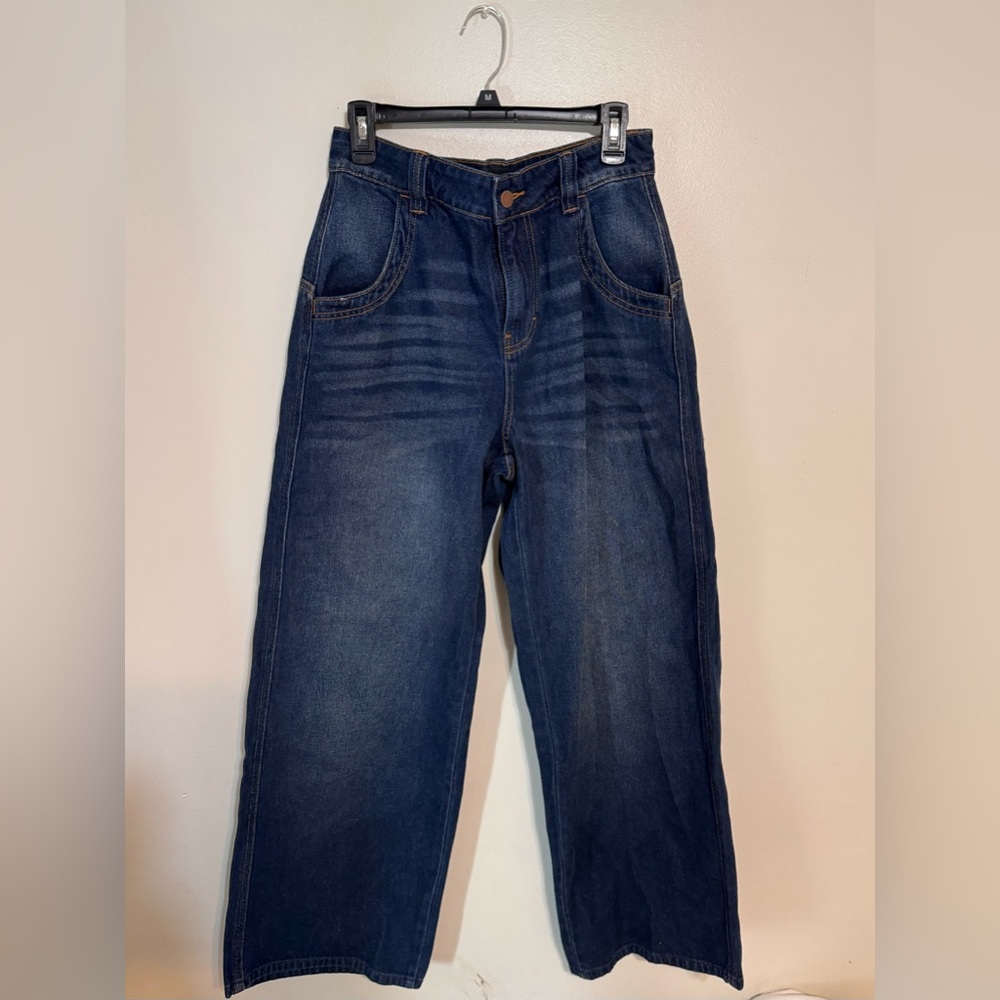 All The Rave Baggy Jeans - Dark Wash